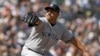 El lanzador abridor de los Yankees de Nueva York, Néstor Cortés (Foto AP/Steve Ruark)