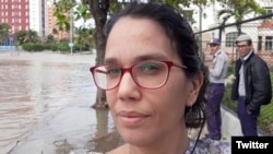 La periodista independiente Luz Escobar.