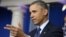 El presidente estadounidense Barack Obama durante una rueda de prensa celebrada en la Casa Blanca, Washington.