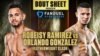 Folleto de la pelea de Robeisy Ramírez vs Orlando González
