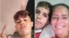 Bárbara Farrat Guillén junto a su hijo, Jonathan Torres Farrat. (Facebook).