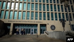La Embajada de Estados Unidos en La Habana.