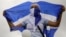 Una integrante del grupo "Madres de Abril" protesta por los hijos caídos durante las manifestaciones contra Daniel Ortega.